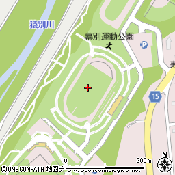 幕別運動公園陸上競技場周辺の地図