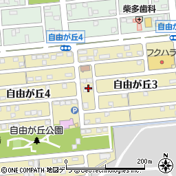 北海道帯広市自由が丘3丁目6周辺の地図