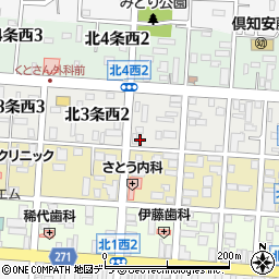 北海道虻田郡倶知安町北３条西2丁目23周辺の地図