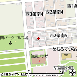 北海道河西郡芽室町西３条南5丁目周辺の地図