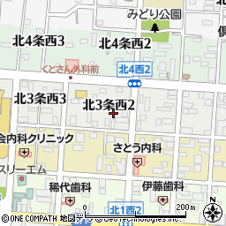 北海道虻田郡倶知安町北３条西2丁目12周辺の地図