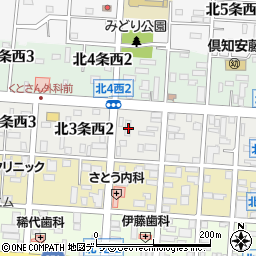 北海道虻田郡倶知安町北３条西2丁目19周辺の地図