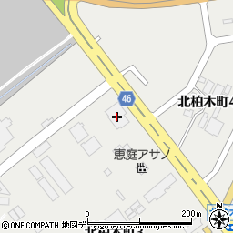 ヰセキ北海道恵庭営業所周辺の地図