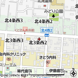 北海道虻田郡倶知安町北３条西2丁目14周辺の地図
