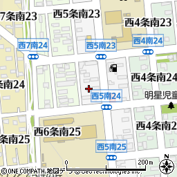 北海道帯広市西５条南24丁目13周辺の地図