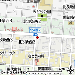 北海道虻田郡倶知安町北３条西2丁目18周辺の地図