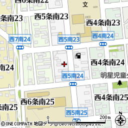 北海道帯広市西５条南24丁目11周辺の地図