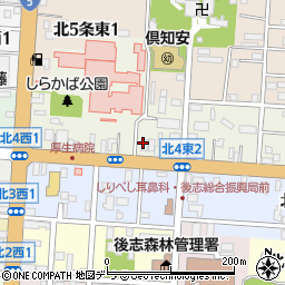 安藤タイヤ商会周辺の地図