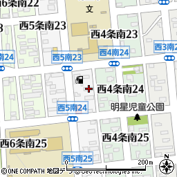 北海道帯広市西５条南24丁目12周辺の地図