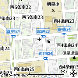 北海道帯広市西５条南24丁目3周辺の地図