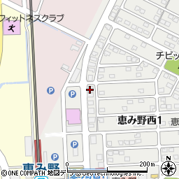 理容のディスカウント恵み野店周辺の地図