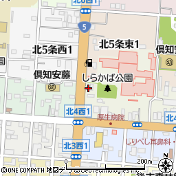 三菱商事エネルギー倶知安ＳＳ周辺の地図