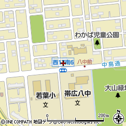 野村珠算塾若葉教場周辺の地図