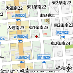 北海道帯広市東１条南23丁目19周辺の地図