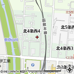 北海道虻田郡倶知安町北４条西4丁目7周辺の地図