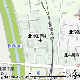 北海道虻田郡倶知安町北４条西周辺の地図