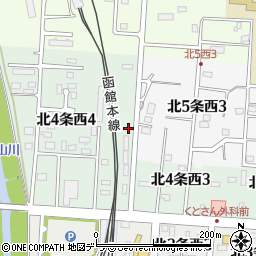 北海道虻田郡倶知安町北４条西4丁目8周辺の地図