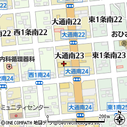帯広三菱自動車販売周辺の地図