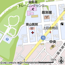 北海道幕別町（中川郡）錦町周辺の地図