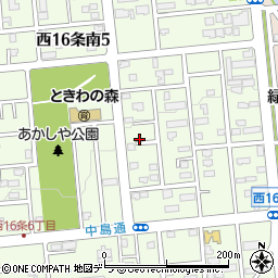 北海道帯広市西１６条南5丁目11周辺の地図