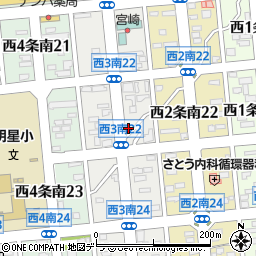 北海道帯広市西３条南22丁目14周辺の地図