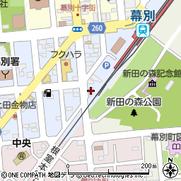 ＪＲ北海道幕別駅周辺の地図