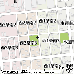 錦町西児童公園周辺の地図