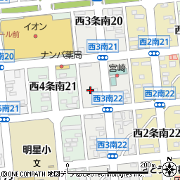 北海道帯広市西３条南21丁目13周辺の地図