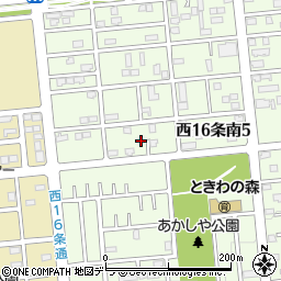 北海道帯広市西１６条南5丁目33周辺の地図