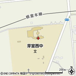 芽室町立芽室西中学校周辺の地図