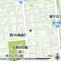 北海道帯広市西１６条南5丁目14周辺の地図