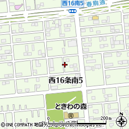 北海道帯広市西１６条南5丁目20周辺の地図