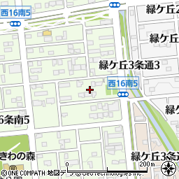 北海道帯広市西１６条南5丁目3周辺の地図