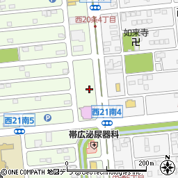 ひばり薬局西帯広店周辺の地図