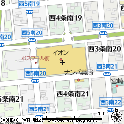 株式会社ＪＴＢ　イオン帯広店周辺の地図
