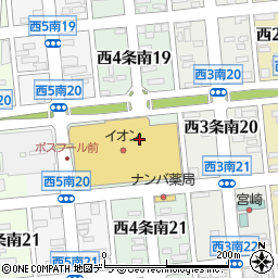チュチュアンナ　イオン帯広店周辺の地図