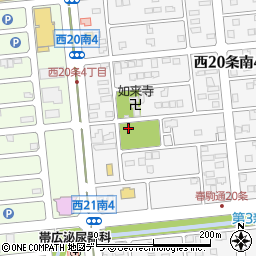 春駒第２児童公園トイレ周辺の地図
