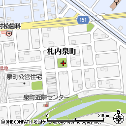 泉町おしどり公園周辺の地図