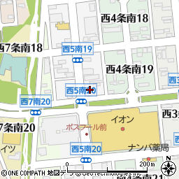 北海道帯広市西５条南19丁目18周辺の地図