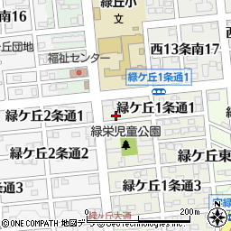 シルキークリーニング吉沢周辺の地図