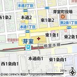 フクハラ芽室店周辺の地図