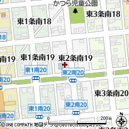 帯広鉄南郵便局周辺の地図
