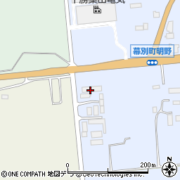 株式会社共成レンテム　幕別営業所周辺の地図