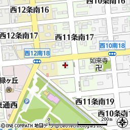 帯広信用金庫緑ケ丘支店周辺の地図