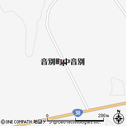 北海道釧路市音別町中音別周辺の地図