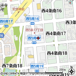 北海道帯広市西５条南17丁目16周辺の地図