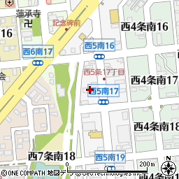 北海道帯広市西５条南17丁目13周辺の地図