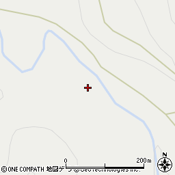 ソウク尺別川周辺の地図