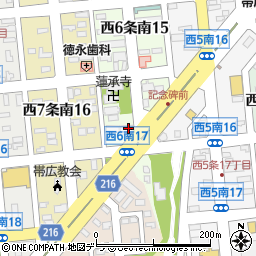 鈴木宗男連合後援会　事務所周辺の地図