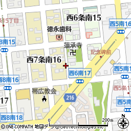 株式会社ポータス　帯広支店周辺の地図